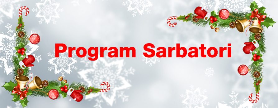 Program Sarbatori 2019
